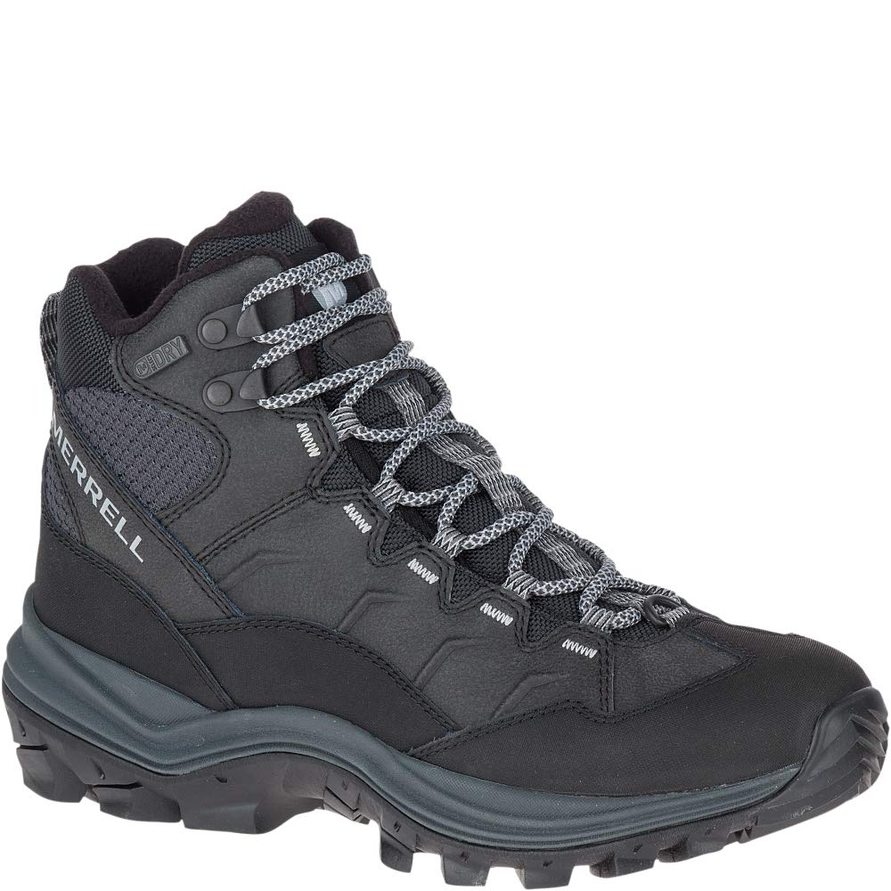 Merrell Women's Thermo Chill Mid Waterproof Snow Boot, BLACK, 7.5 Medium