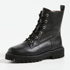 Madewell Women's The Rayna Lace-Up Boots, True Black, 6.5 Medium US