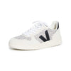 Veja Women's V-10 Sneakers, Snow/Black, 11 Medium US
