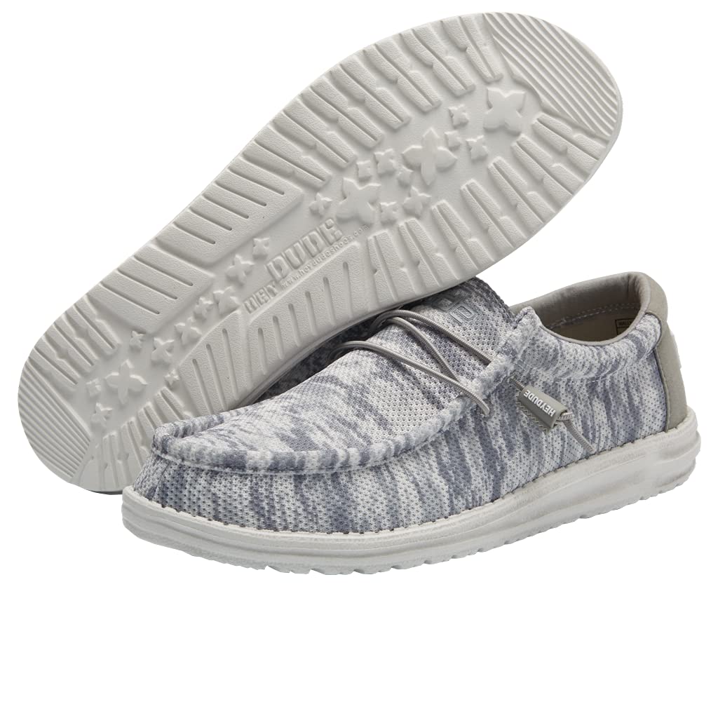 Hey Dude Men's Wally Sox Shoes - Multiple Colors (12, Artic Camo, Numeric_12)