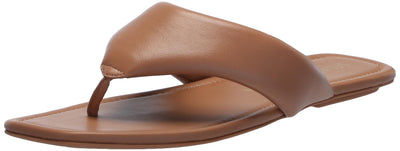 Stuart Weitzman Women's Maui Flip-Flop Slipper, Tan, 5.5
