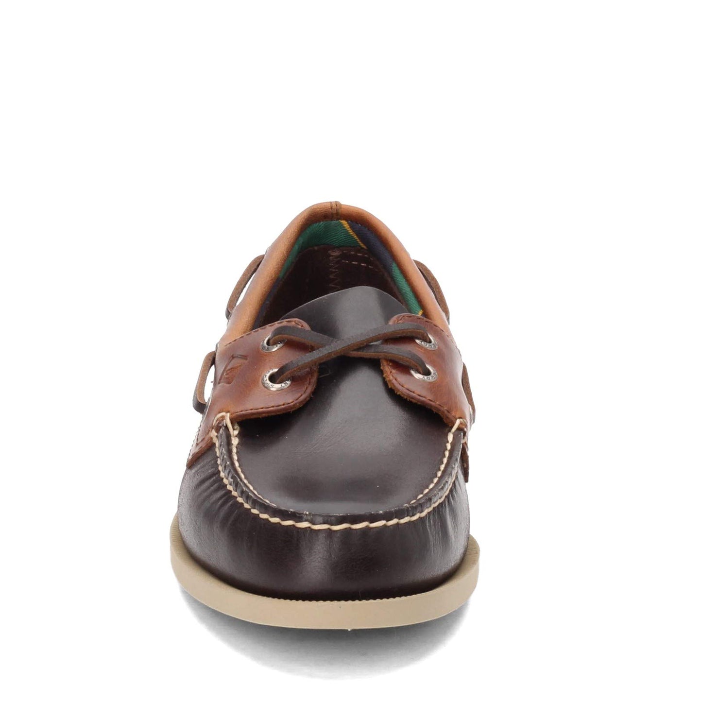 Sperry Men's A/O 2-Eye Plush Varsity Shoe, brown/tan, 10.5 M US