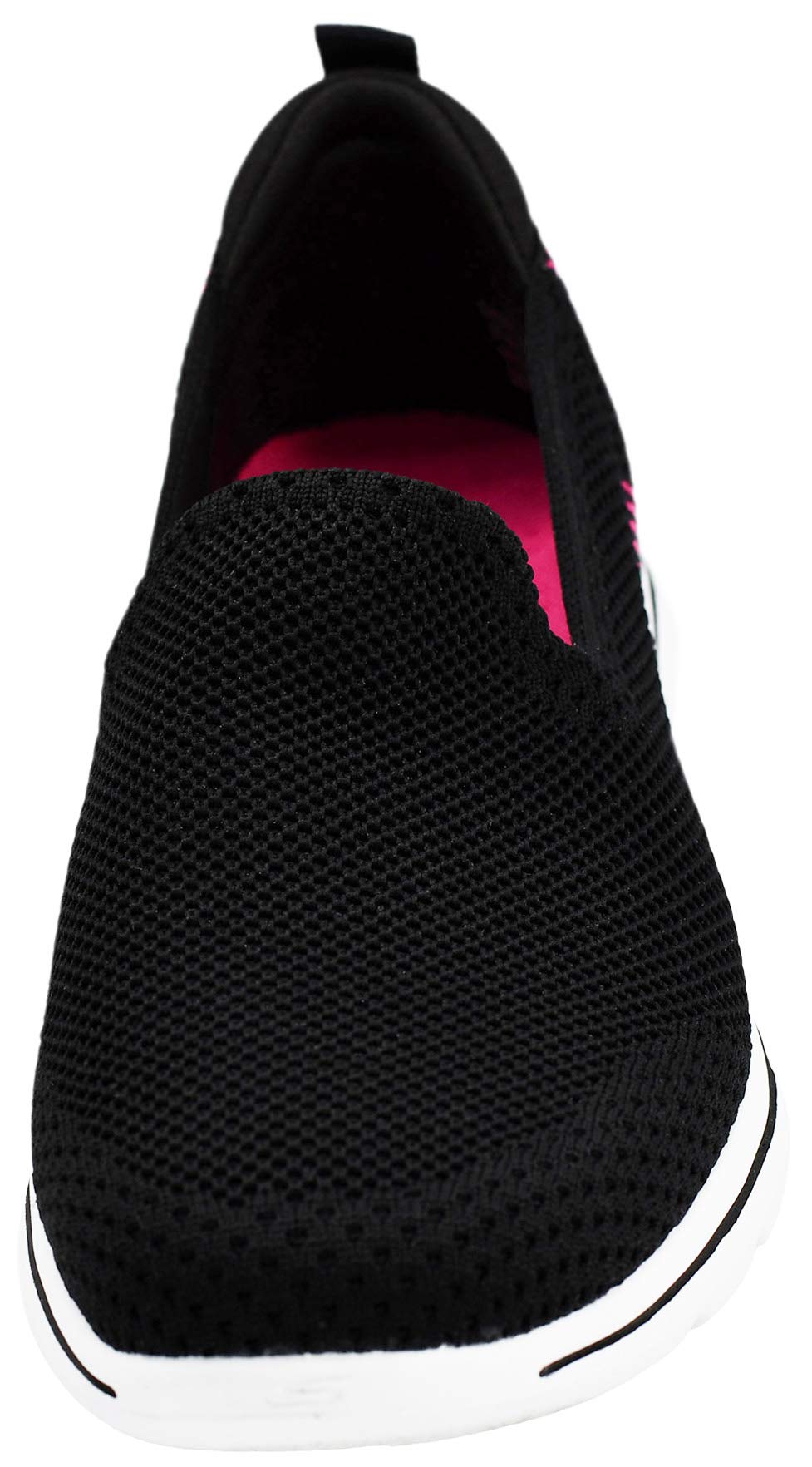 Skechers Women's GO Walk 5-PRIZED Sneaker, Black/Multi, 8.5 M US