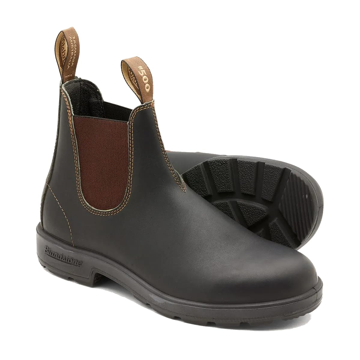 Blundstone Unisex-Adult Premium Leather Suede Nubuck Classic Chelsea Boots (Stout Brown 500, US Footwear Size System, Adult, Women, Numeric, Medium, 7)
