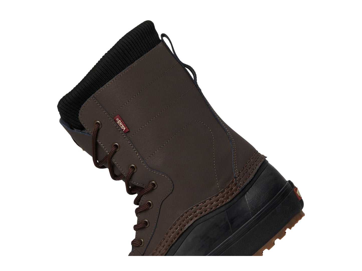 Vans Unisex U MTE Standard Zip Waterproof Snow Shoe, Brown/Black, 8 US Men