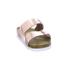 BIRKENSTOCK Classic Arizona NL 52893 Unisex Adult Clogs & Mules, Brown metallic copper, 4