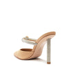 SCHUTZ Women's Pearl Pin Heel Mule, True Beige, 8.5