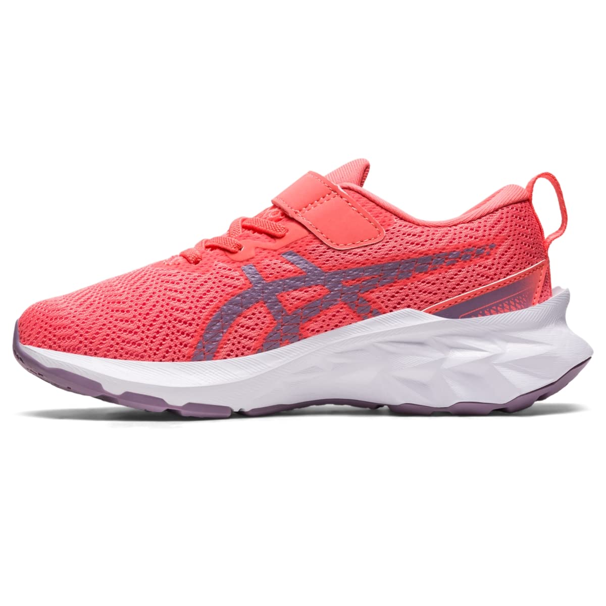 ASICS Kid's NOVABLAST 2 Pre-School Running Shoes, 2.5, Papaya/Dusk Violet
