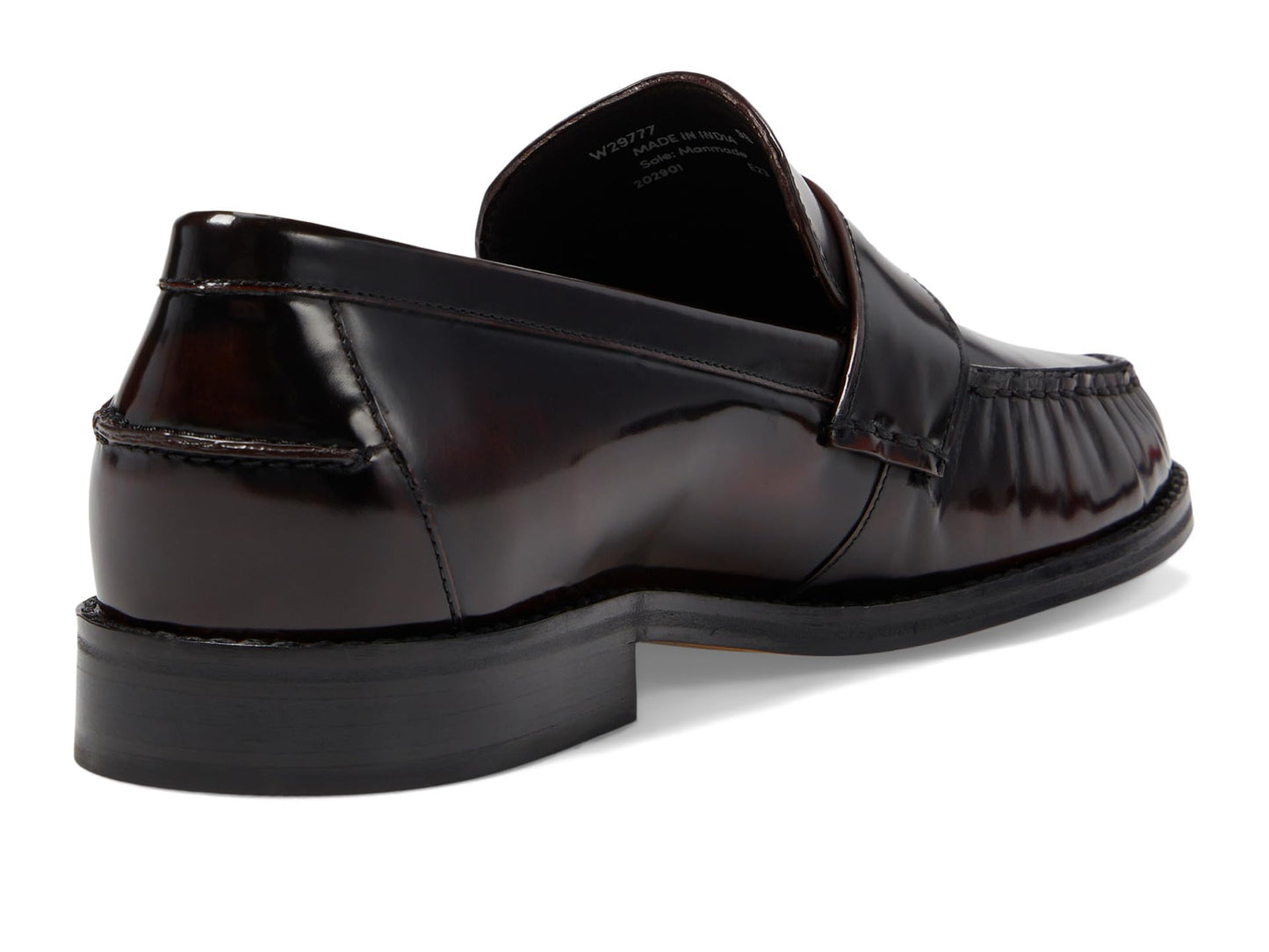 Cole Haan Womens Lux Pinch Penny Loafer, Deep Burgundy Box, 11-B US
