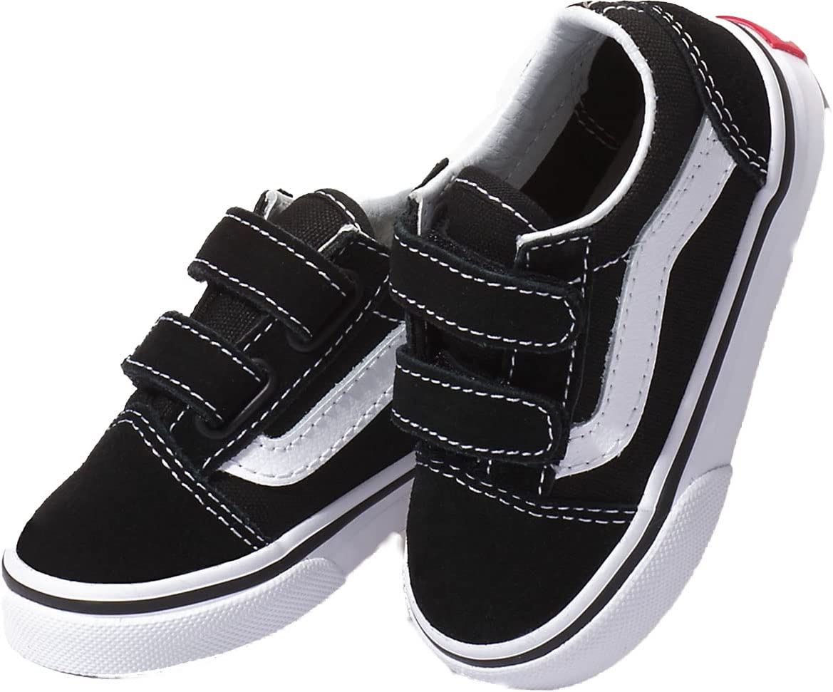 Vans Kids Unisex Old Skool V Shoes, Size 5.5, Color (BLK) Black