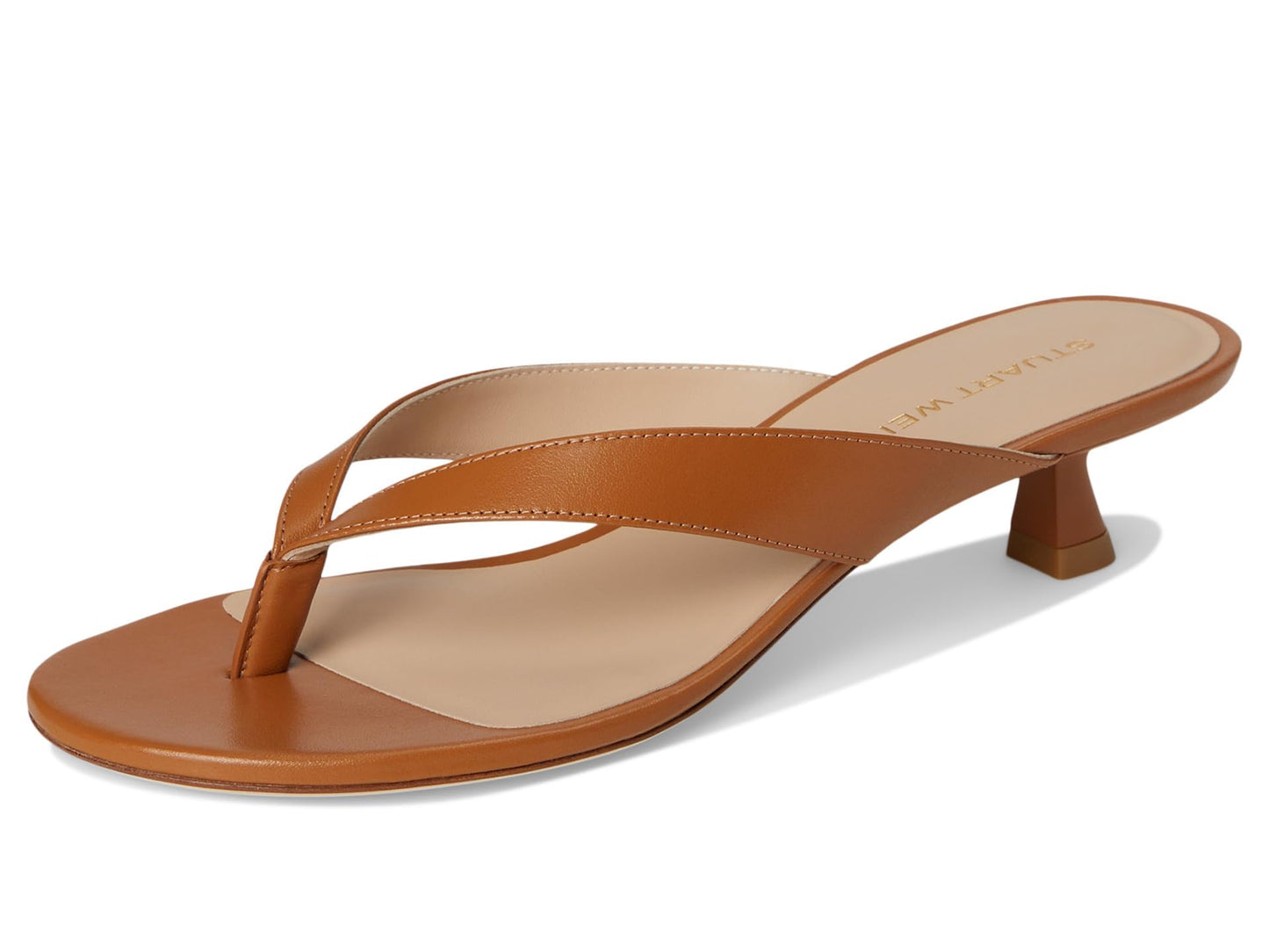 Stuart Weitzman Women's Rio Sleek Sandals 35 Macchiato 9 Medium