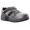 Propet Men's Matthew Strap Sneaker, Grey, 9.5 3E US