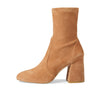 Stuart Weitzman Flareblock 85 Stretch Bootie Tan 5.5 B