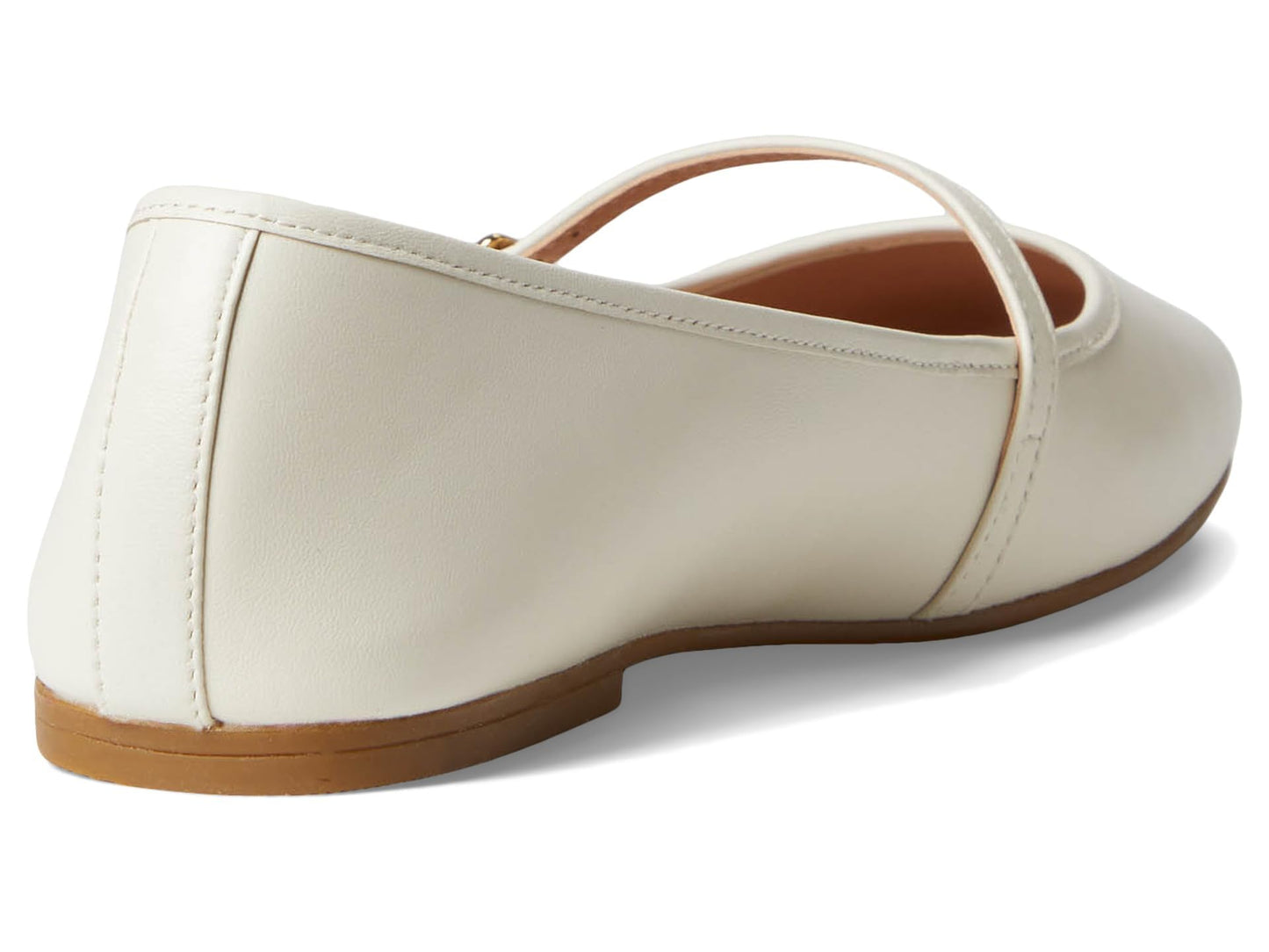 Cole Haan Women's Shoes - Yelena Mary Jane Ballet Flat, Ivory Leather, 7.5-B US