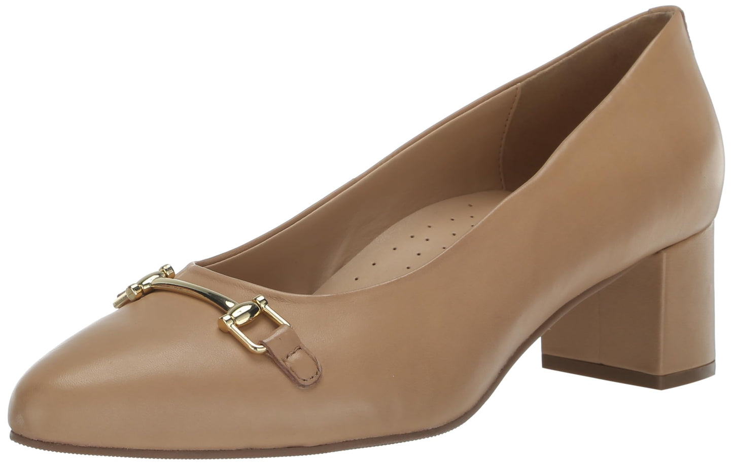 TROTTERS Women's Kenzie Pump, Nude, 7 Wide