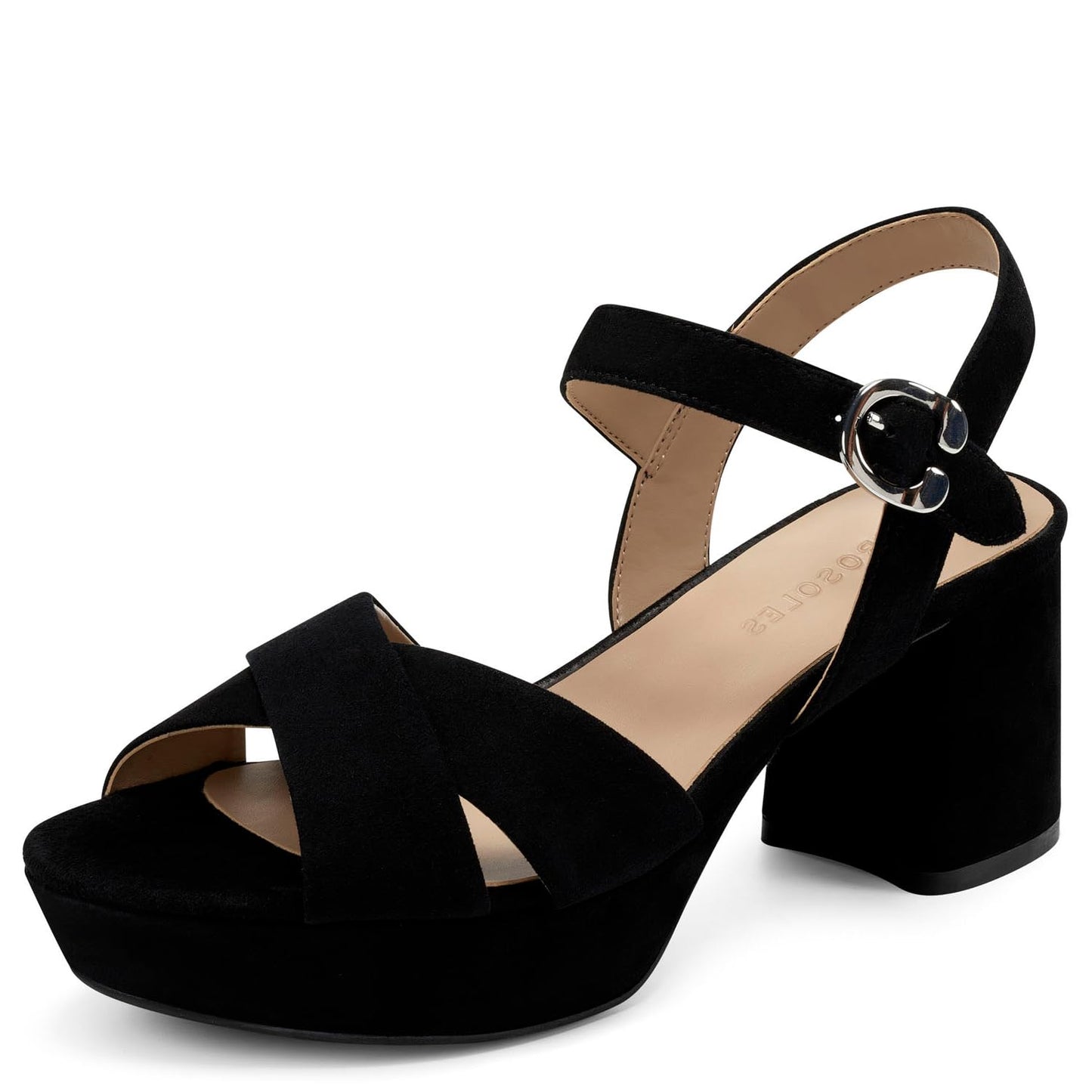 Aerosoles COSMOS, BLACK SUEDE, 7.5W