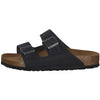 Birkenstock BIRK-552111 Arizona Leather Sandals, Black, 43 (US Men's 10)