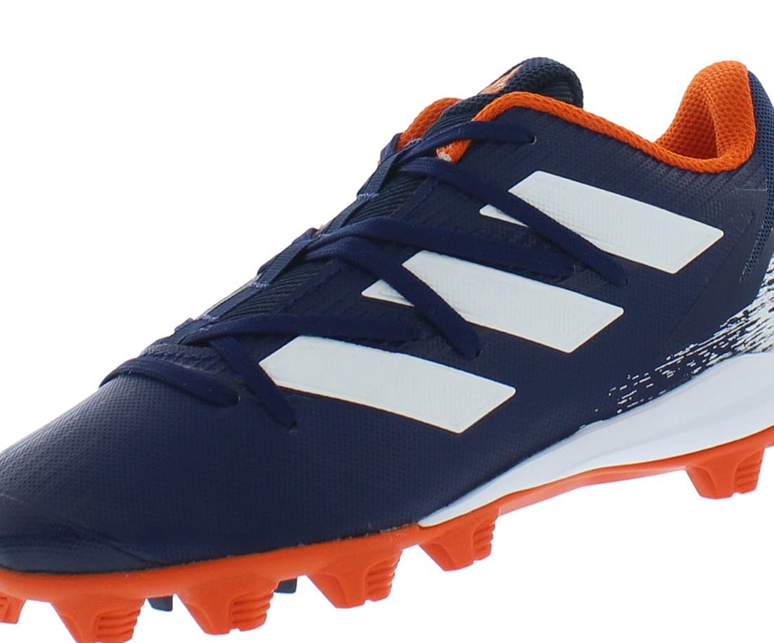 adidas Afterburner 8 MD K Navy Blue/Orange/White 5.5