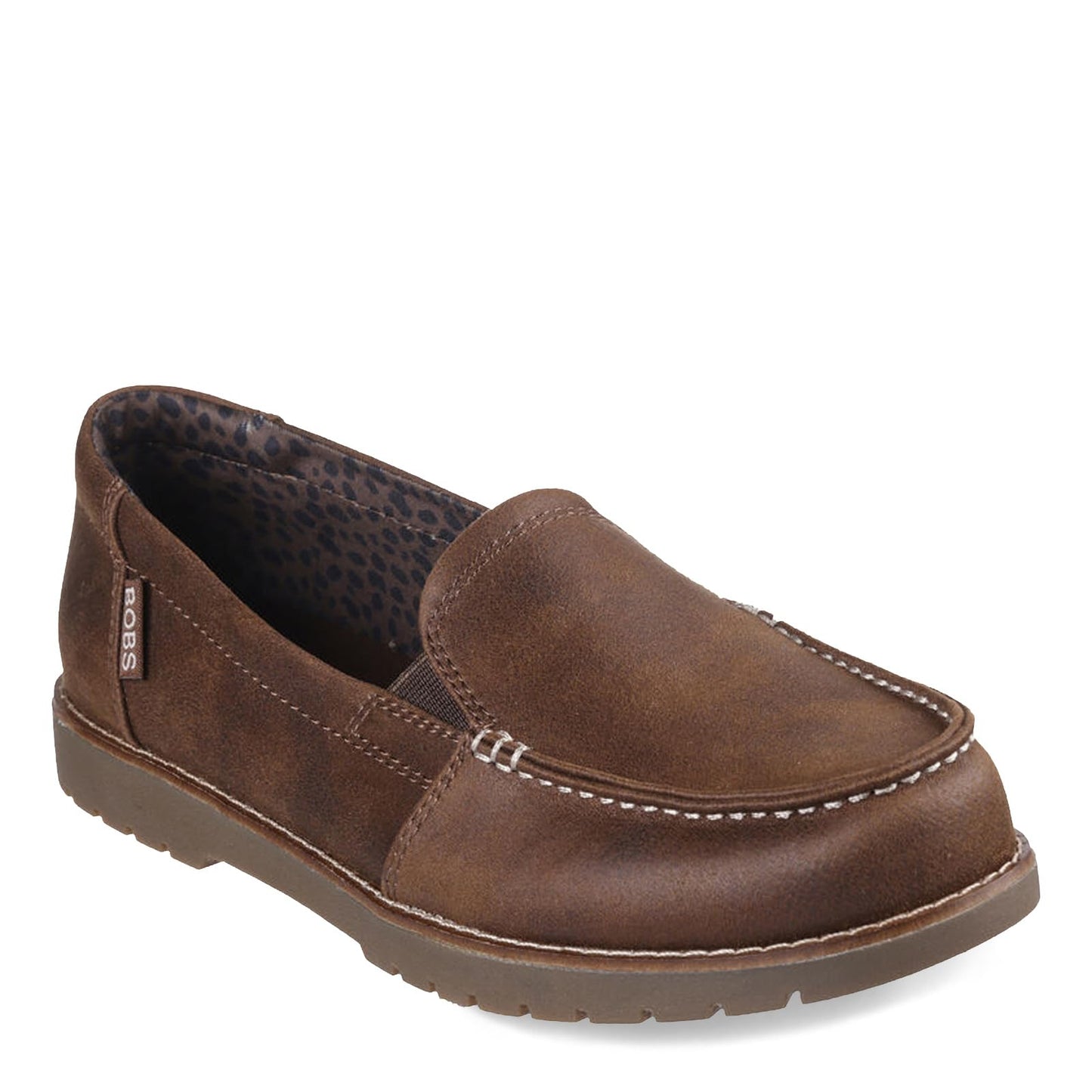 Skechers Women's, BOBS Chill Lugs - Central Look Loafer - Wide Width Brown