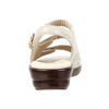 SAS Quatro Adjustable Comfort Sandal Bone 11 W - Wide (C)