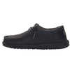 HEYDUDE Boy's Wally Youth Multiple Colors | Boys Shoes | Boy's Lace Up Loafers | Comfortable & Light-Weight Black