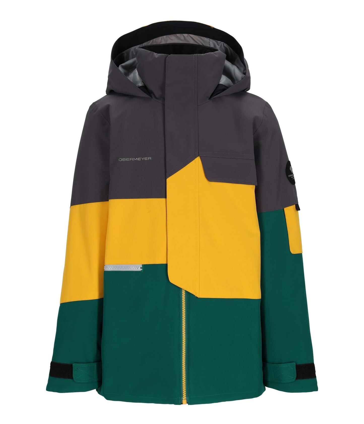 Obermeyer Boy's Axel Jacket (Big Kids) Jungle Boogie LG (14-16 Big Kid)