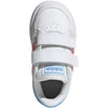 adidas Baby Girl's Breaknet (Toddler) White/Acid Red/Sky Rush 10 Toddler M