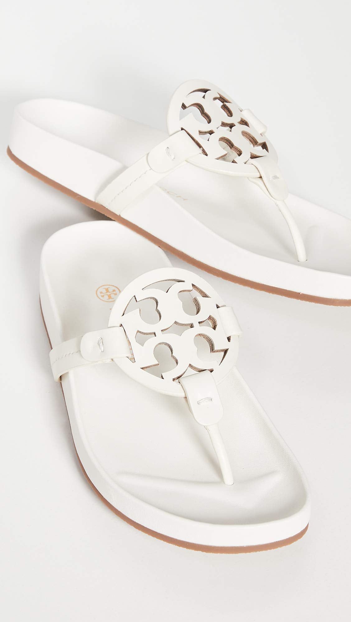 Tory Burch Women's Miller Cloud Sandals, New Ivory, 10 Medium US