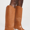 SCHUTZ Women's Maryana Lo Wide Boots, Butterscotch, 8 Medium US
