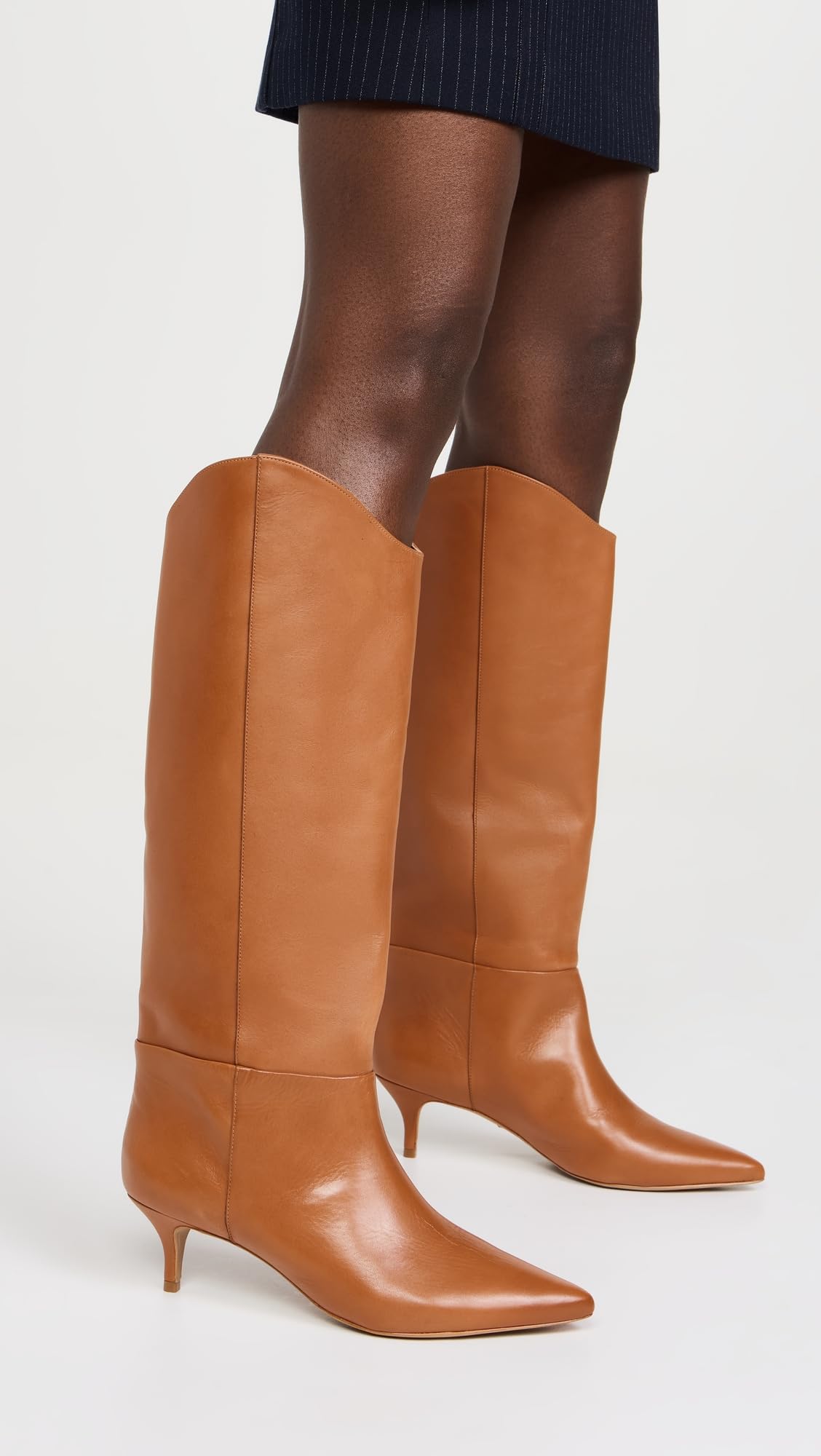 SCHUTZ Women's Maryana Lo Wide Boots, Butterscotch, 8 Medium US