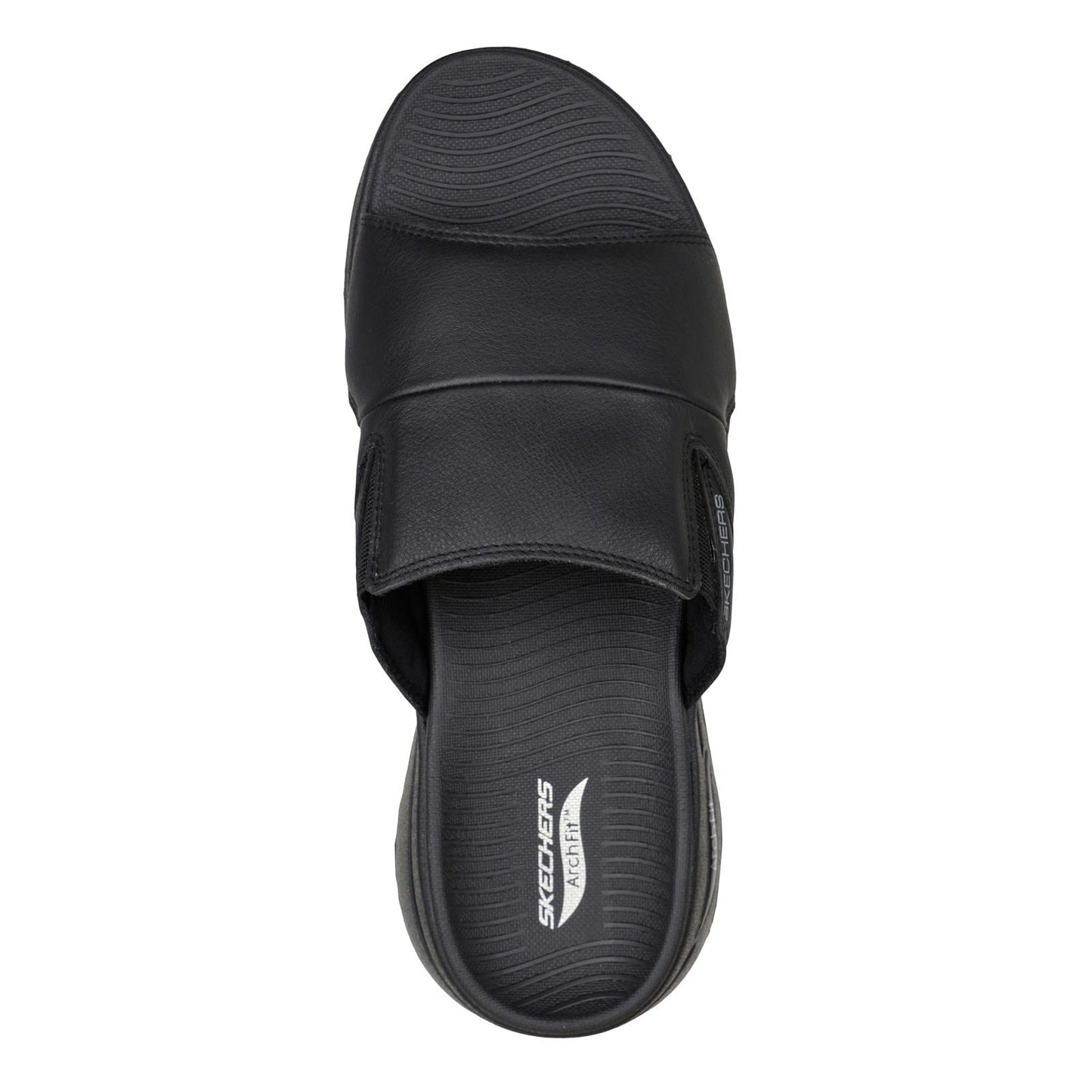 Skechers Men's, Gowalk Arch Fit - Ultra Span Sandal - Wide Width Black 10 W