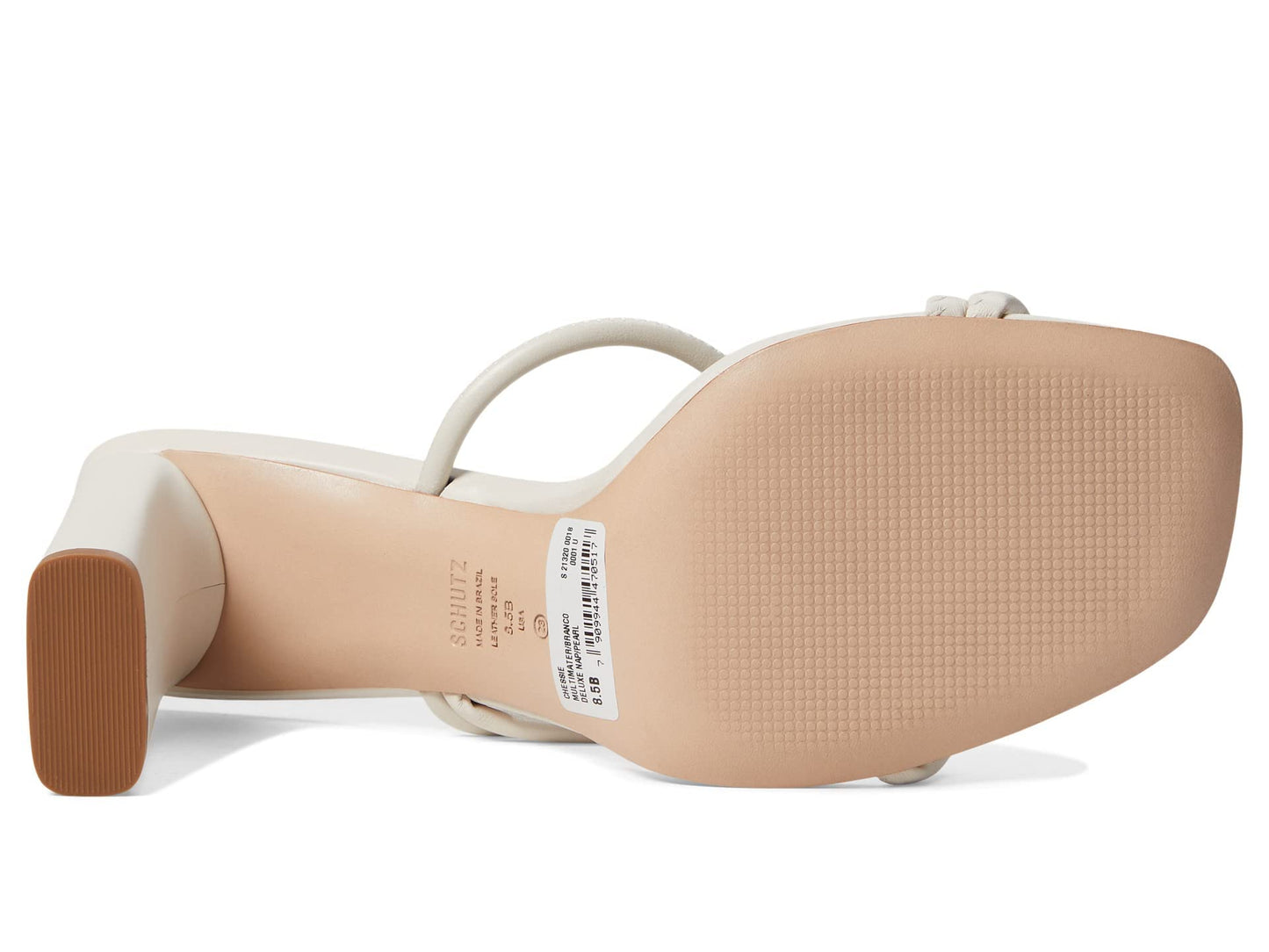 Schutz Women's Chessie Sandal, Pearl, 6.5