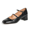Madewell Women's The Nettie Heeled Mary Jane Heels, True Black, 11 Medium US