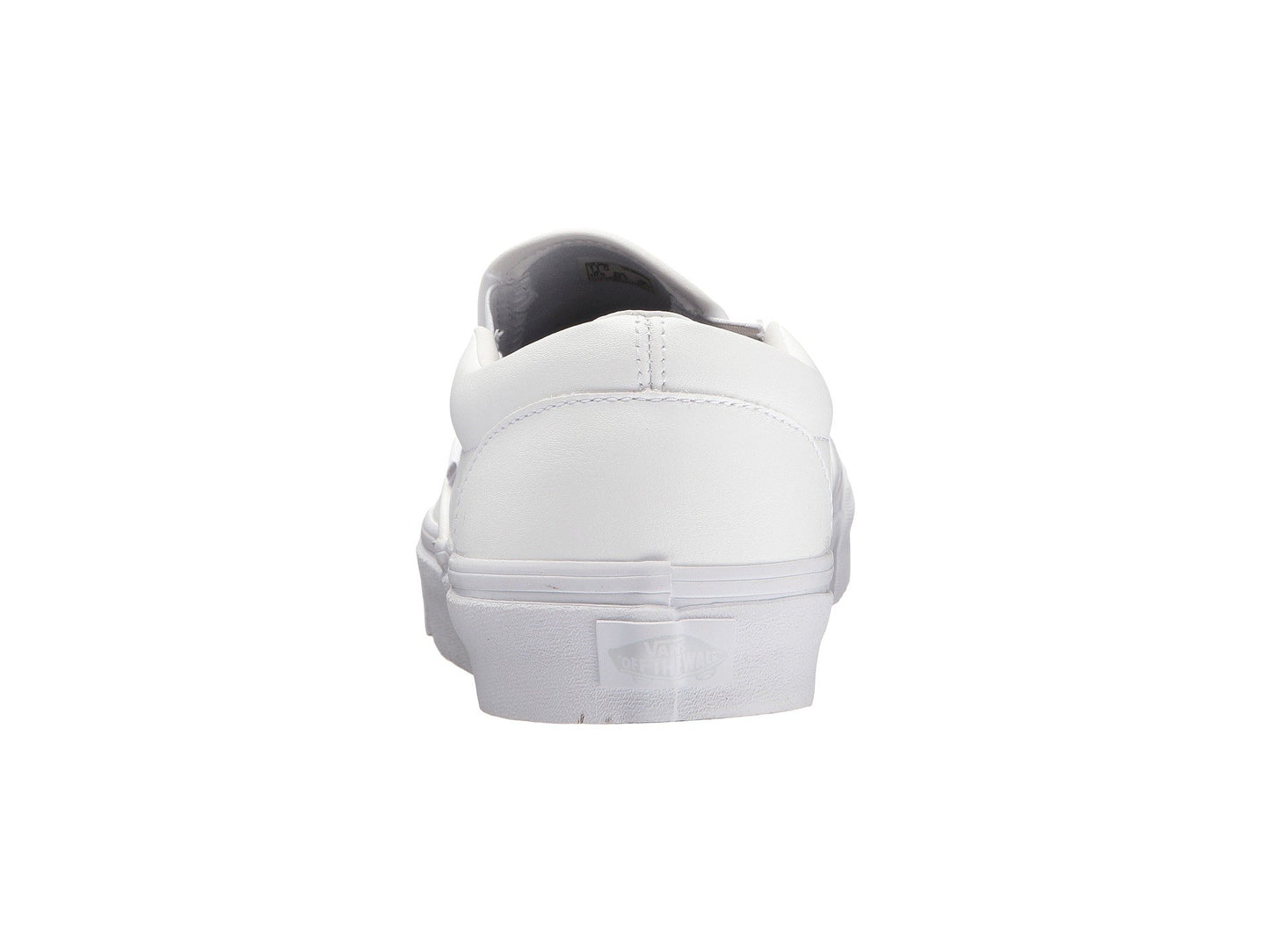 Vans Men's Classic Slip On, (Classic Tumble) True White, Size 10