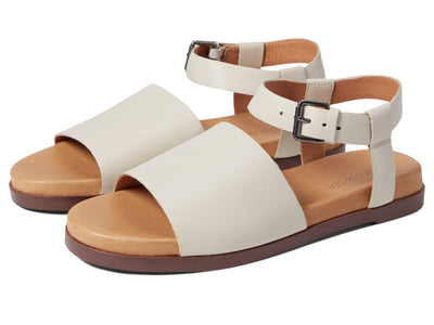 Madewell The Noelle Ankle-Strap Flat Pale Oyster 8.5 M