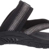 Skechers Women's REGGAE - SEIZE THE DAY - Toe Thong Sandal Sandal, black, 8.5 M US