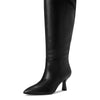 Madewell Women's Justine Tall Boot Extended Calf Fashion, True Black, 10.5