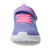 Skechers Unisex-Child Microspec Plus - Swirl Sweet Sneaker, Perwinkle/Multi, 5 Toddler