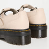 Dr. Martens Women's Bethan Loafers, Parchment Beige Pisa, Tan, 11 Medium US