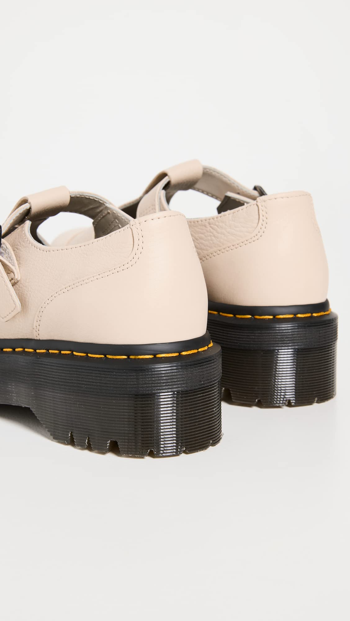 Dr. Martens Women's Bethan Loafers, Parchment Beige Pisa, Tan, 11 Medium US