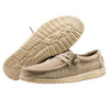 HEYDUDE Men’s Wally Washed Chestnut Size 8 | Men’s Shoes | Men’s Lace Up | Comfortable & Light-Weight