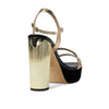 Michael Kors Porter Strappy Platform Pale Gold 8 M