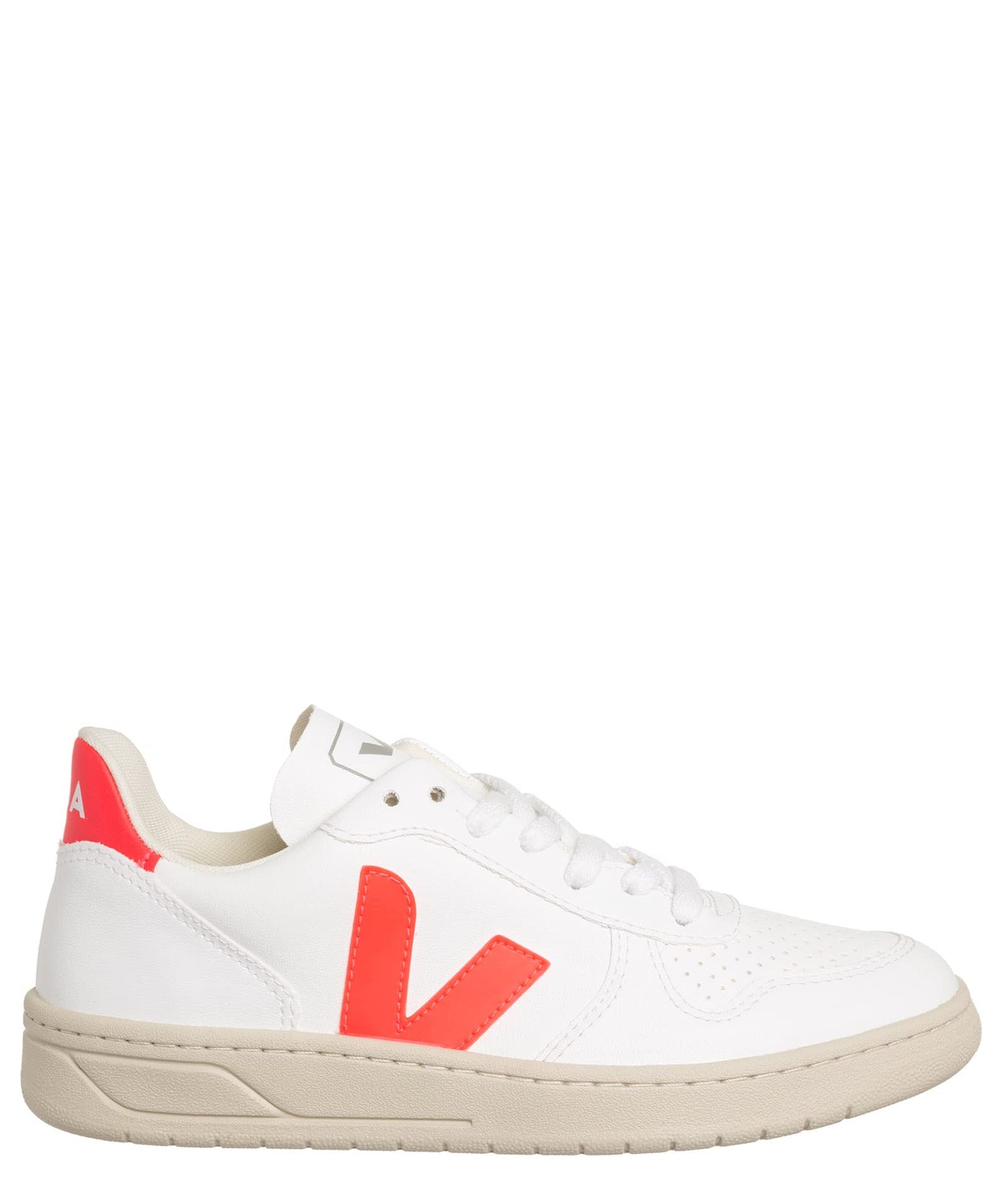 Veja Women V-10 Sneakers White - Rose Fluo 5 US