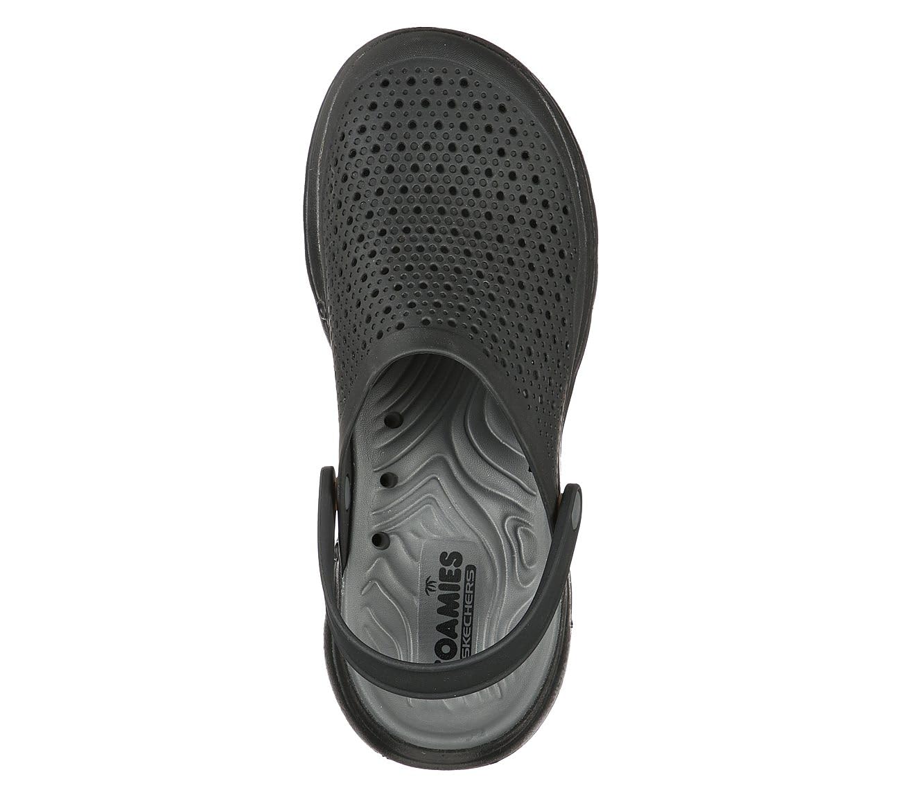 Skechers Men's Foamies GOwalk 5 - Astonished Clog, Black/Charcoal, 11