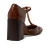 Nine West Women's Janky 3 Medium Brown Patent 10 M