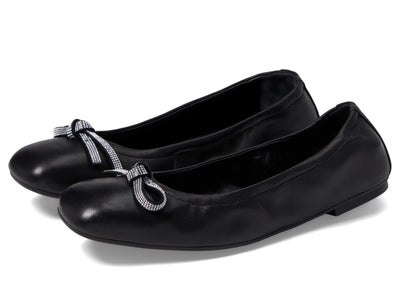 Stuart Weitzman Sw Bow Ballet Flat Black 8 B