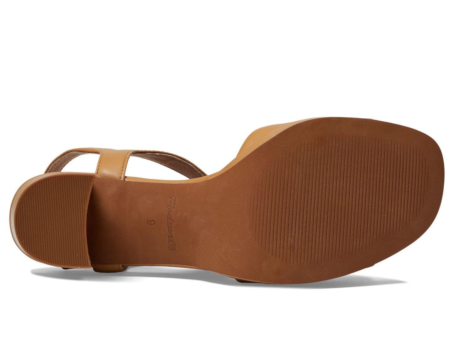 Madewell The Nadia Platform Sandal Amber Brown 7.5 M