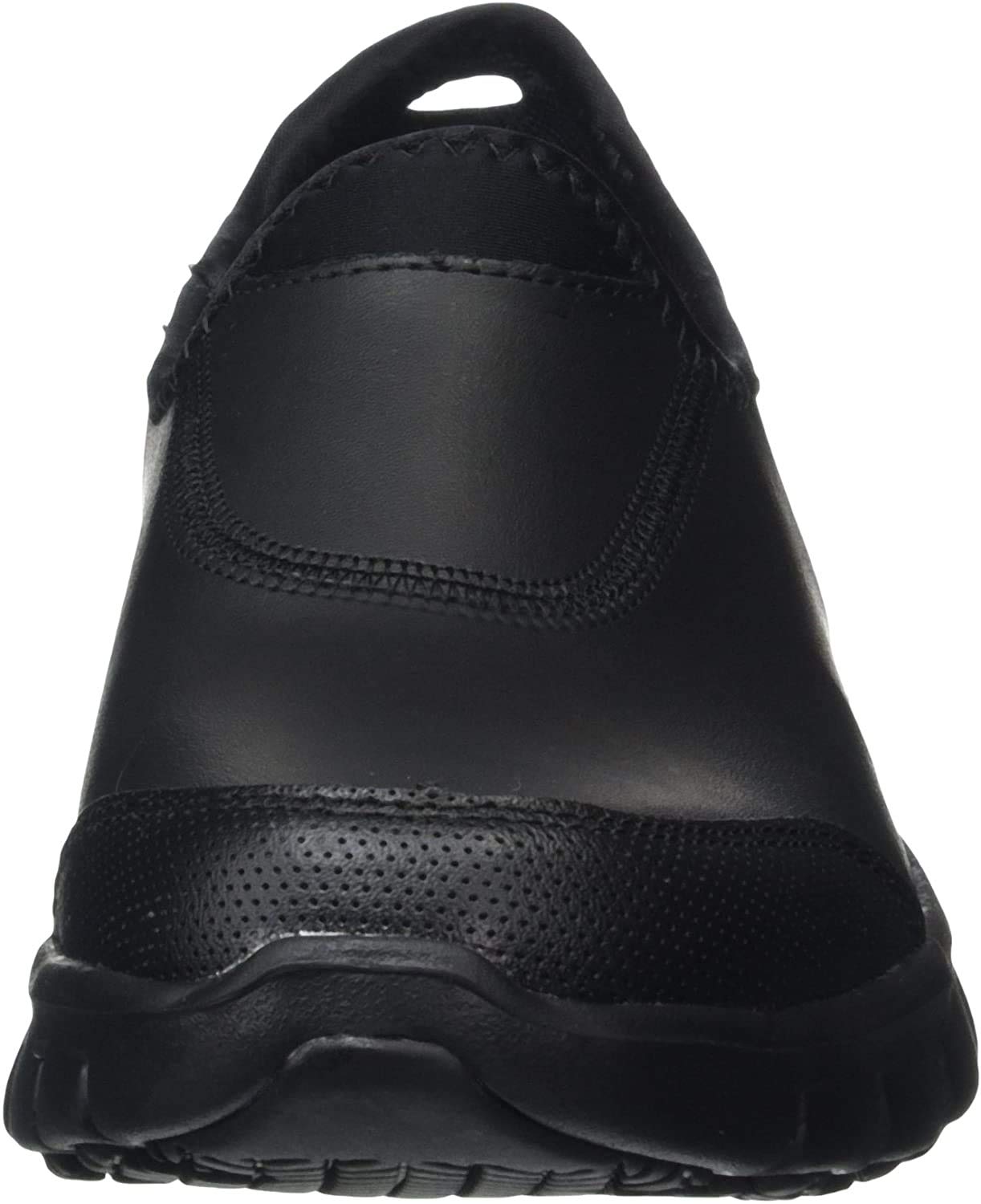 Skechers for Work Women's Sure Track Slip Resistant Shoe, Black, 9.5 M US