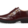 Cole Haan Women's Greenwich Monk Strap Oxford Loafer, Bloodstone Leather, 10.5