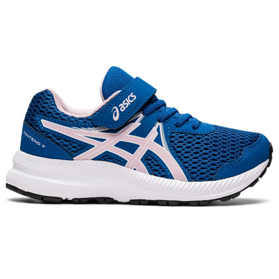 ASICS Kid's Contend 7 Pre-School Running Shoes, K10, Lake Drive/Barely Rose